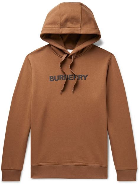 burberry logo cotton jersey hoodie|burberry logo hoodie men.